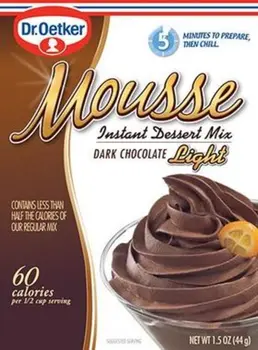 Dr. Oetker Dark Chocolate – Mousse Suprème Light by Dr. Oetker